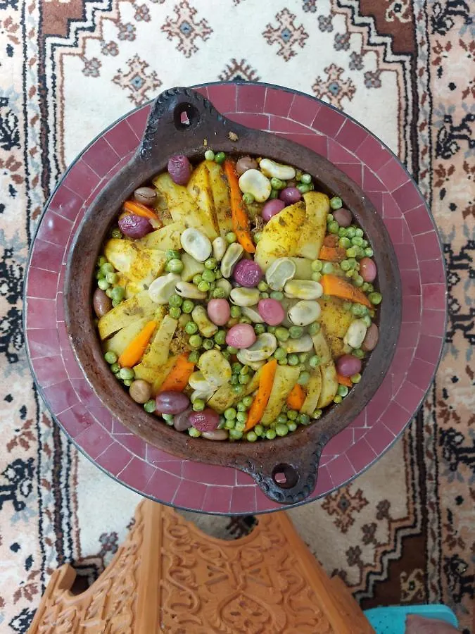 לינה וארוחת בוקר מרקש Riad Dar Karam מרוקו